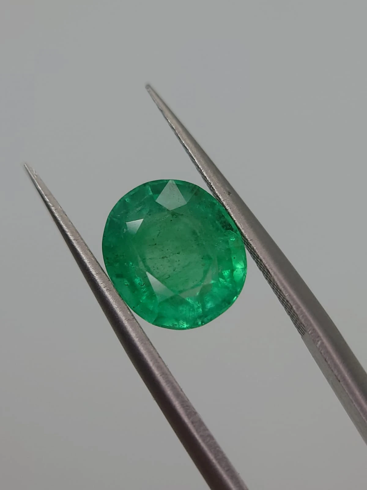 2.55ct Natural Emerald Oval Cut Loose Gemstone From Panjshir Afghanistan — view 3